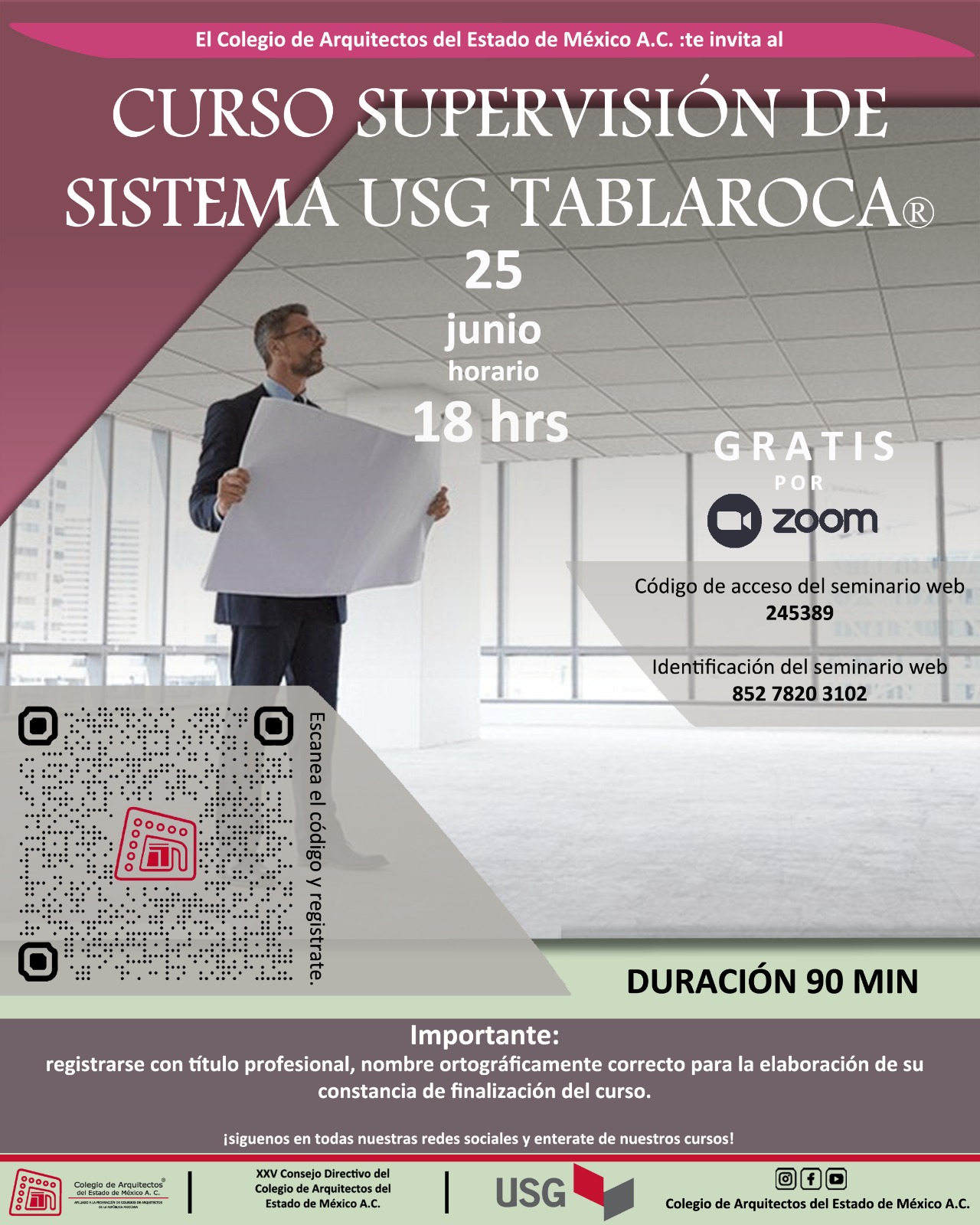 Supervisión de Sistema USG Tablaroca