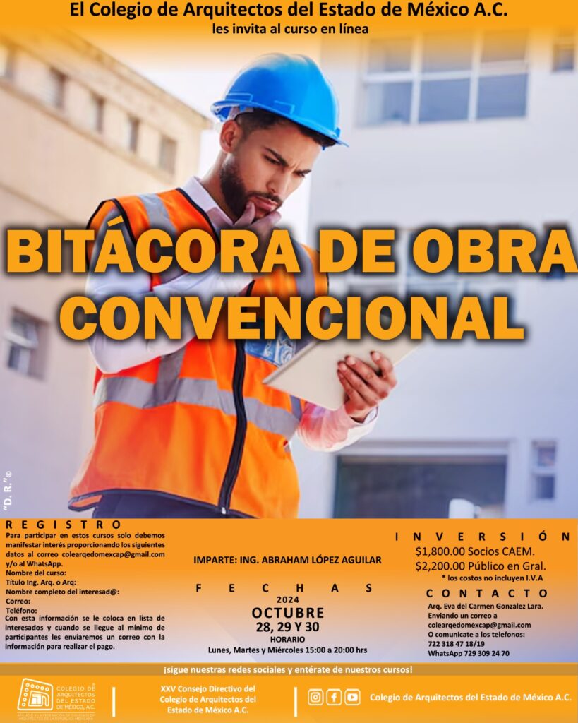 Bitácora de Obra Convencional