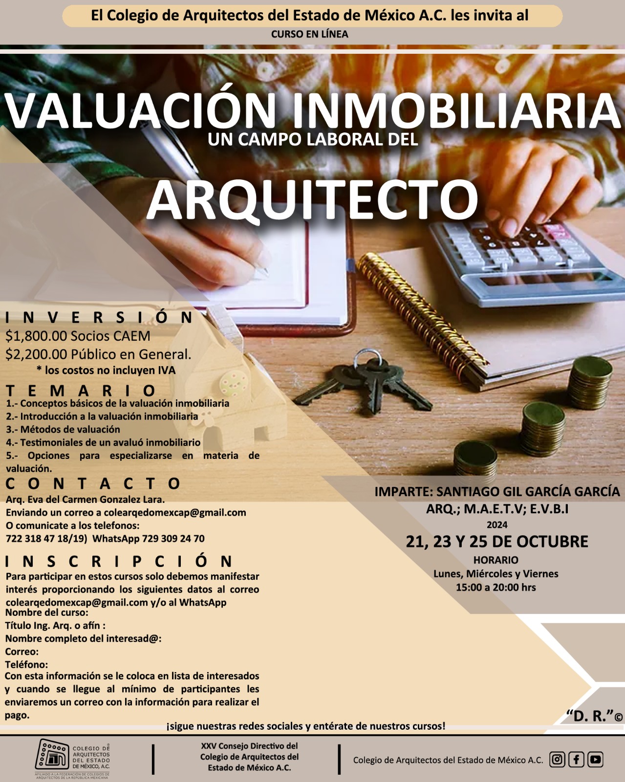 Valuación Inmobiliaria Arquitecto