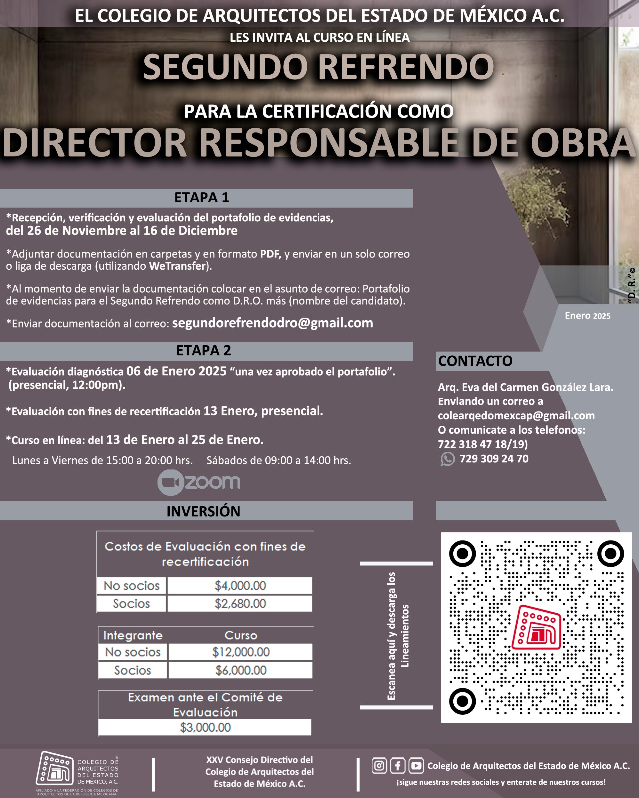 SEGUNDO REFRENDO DIRECTOR RESPONSABLE DE OBRA